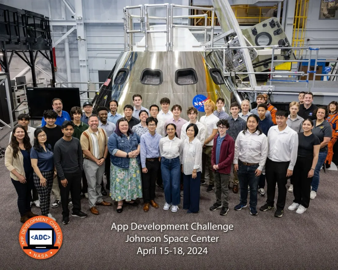 NASA App Development Challenge top teams at Johnson Space Center in 2024